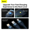 Baseus Flash 3 su 1-ben USB įkrovikliu, USB-C + Micro USB + Lightning 66 W, 1.2 m (kek)