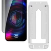 Szkło prywatyzujące 3MK HardGlass Max Privacy su aplikatorem do Samsung Galaxy S25 FE