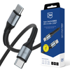 3Mk apsaugos priedai - 3mk Hyper Cable N-SERIES C-C 1m PD 3.0 QC 3.0 20V/5A 100W Juodas