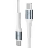 3Mk apsauga 3mk Hyper kabelis 3mk Hyper kabelis N serijos USB-C / USB-C 1m 20V/3A 60W / baltas