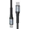 3Mk apsaugos priedai - 3mk Hyper Cable N-SERIES C-C 1m PD 3.0 QC 3.0 20V/5A 100W Juodas