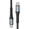 3Mk apsauga 3mk Hyper kabelis 3mk Hyper kabelis N serijos USB-C / USB-C 1m 20V/5A 100W / juodas