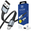 3Mk Protection 3mk Hyper Cable N-SERIES USB-A / MicroUSB 1m 5V/2.4A 12W / juodas