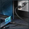 3MK Hyper N-SERIES 4-in-1 duomenų perdavimo ir įkrovimo kabelis | USB-A į USB-C, Lightning | 60 W | 1,2 m
