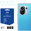 3MK FLEXIBLE GLASS LENS HYBRID GLASS PROTECT XIAOMI MI 11 / MI 11 5G 4 PCS CAMERA