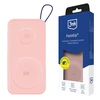 3MK Powerbank PastelUp 10,000mAh 22.5W su Magsafe +charging Apple Watch rožinės spalvos