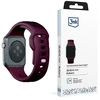 3mk silikoninis dirželis laikrodžiui Apple Watch 38 / 40 / 41 mm - Burgundy