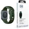 3mk silikoninė apyrankė Apple Watch 42 / 44 / 45 / 49 mm - žalios spalvos
