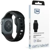 3MK Silicone Watch Strap juoda juodas dla Apple Watch 42 44 45 49mm