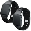 3MK Silicone Watch Strap juoda juodas dla Apple Watch 42 44 45 49mm