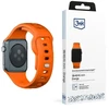 3mk silikoninė Watch apyrankė Apple Watch 38 / 40 / 41 mm - oranžinės spalvos