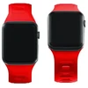 3mk silikoninė Watch apyrankė Apple Watch 42 / 44 / 45 / 49 mm - raudonos spalvos