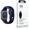 3mk silikoninė apyrankė Apple Watch 42 / 44 / 45 / 49 mm - mėlynos spalvos