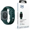 3mk silikoninė apyrankė Apple Watch 42 / 44 / 45 / 49 mm - žalios spalvos