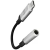 3mk USB-C adapter - 3.5 mm minijack - sidabrinis