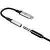 3mk USB-C adapter - 3.5 mm minijack - sidabrinis