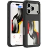 „4smarts E-Ink“ dėklas su NFC Qi2 ekranu, skirtas „iPhone 17 Pro“, juodas