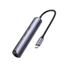 5in1 UGREEN CM418 adapteris USB-C Hub į 2x USB 3.0, HDMI, RJ45, USB-C - Pilkas