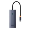 Baseus UltraJoy hub su USB-C laidu ir indikatoriumi