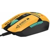Pelė A4Tech Bloody W63 Max RENEGADE Midnight USB Activated geltona ausinė