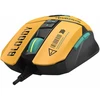 Pelė A4Tech Bloody W63 Max RENEGADE Midnight USB Activated geltona ausinė