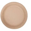 Abcpak Vienkartinės popierinės lėkštės, rudos, D 28 cm, 0,96 kg, 40 vnt.