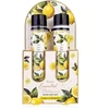 „Accentra“ vonios rinkinys „ESSENTIAL BOTANICS“ citrinų ir bergamočių tūbelės dovanų dėžutėje, dušo želė 60 ml, kūno losjonas 60 ml