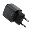 Acefast A116 GaN PD 35W USB-A USB-C Wall Charger with Ekranas - Juodas