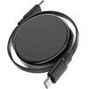 Acefast C13-03 duomenų perdavimo ir įkrovimo kabelis | USB-C į USB-C | 60 W | 0,8 m | juodas