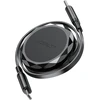 Acefast C13-03 duomenų perdavimo ir įkrovimo kabelis | USB-C į USB-C | 60 W | 0,8 m | juodas