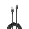 Acefast C14-04 USB-A – USB-C kabelis Spring 480Mb/s 3A 1.2m – Juodos spalvos