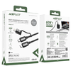 Acefast C20-01 USB-C - USB-C / Lightning Cable 480Mb/s 3A 1,2m - Juodas
