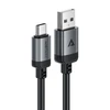 „Acefast C20-04“ USB-A – USB-C kabelis 480 Mb/s 3A 1,2 m – Juodas