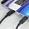 Acefast C5 USB-C – USB-C / USB-C 2in1 100W 480Mb/s kabelis – juodos spalvos