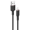 USB laidas Acefast C2-02 MFi USB-A iki Lightning 1.2m juodas