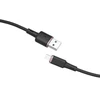 USB laidas Acefast C2-02 MFi USB-A iki Lightning 1.2m juodas