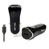 Beline ad. sam. 1xUSB + microUSB 1A juoda/juodas