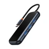 Baseus 4 az 1-ben HUB adapteris USB-C – 4xUSB 3.0 (sötétszürke)