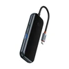 Baseus 4 az 1-ben HUB adapteris USB-C – 4xUSB 3.0 (sötétszürke)