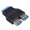 Akyga 2 x USB 3, 0 - 19 - pin adapteris (AK- CA- 58)