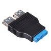 Akyga 2 x USB 3, 0 - 19 - pin adapteris (AK- CA- 58)