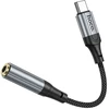 Adapteris AUX USB C to Jack 3,5 mm Hoco 0,12 m LS36 juodas