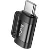 Adapteris OTG USB C to Lightning Hoco 3A UA31E juodas