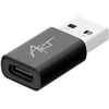 Adapteris USB A 3.0 to USB C ART C12 OTG juodas