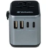 Verbatim – universalus kelioninis adapteris UTA-03 PD30W/QC / 2xUSB / 2xType-C