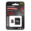 Atminties kortelė MEMORY Micro SDXC 512GB W/AD./AUSDX512GUI3V30SHA2-RA1 ADATA