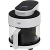 Gruzdintuvė Adler Air Fryer Orkaitė su stikliniu dubeniu | AD 6316 | Galia 1200 W | Talpa 3 L | Konvekcija | Baltas/Juodas