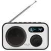 Adler | PLL AM/FM Digital Radio | AD 1906 | Alarm function | Baltas/Juodas