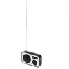 Adler | PLL AM/FM Digital Radio | AD 1906 | Alarm function | Baltas/Juodas