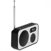 Adler | PLL AM/FM Digital Radio | AD 1906 | Alarm function | Baltas/Juodas